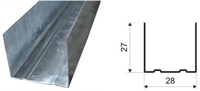 Профиль UD (ППН) – несущий потолочный