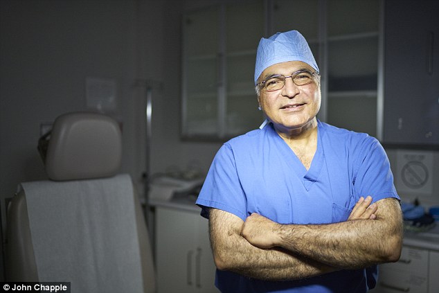 Dr Elist (pictured) developed the implant after noticing men who underwent surgery for erectile dysfunction were reporting that their penises 