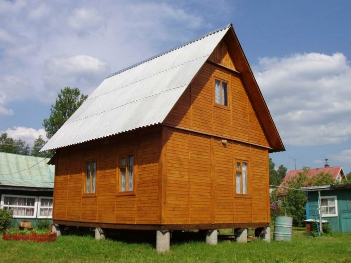 фундамент под дом деревянный