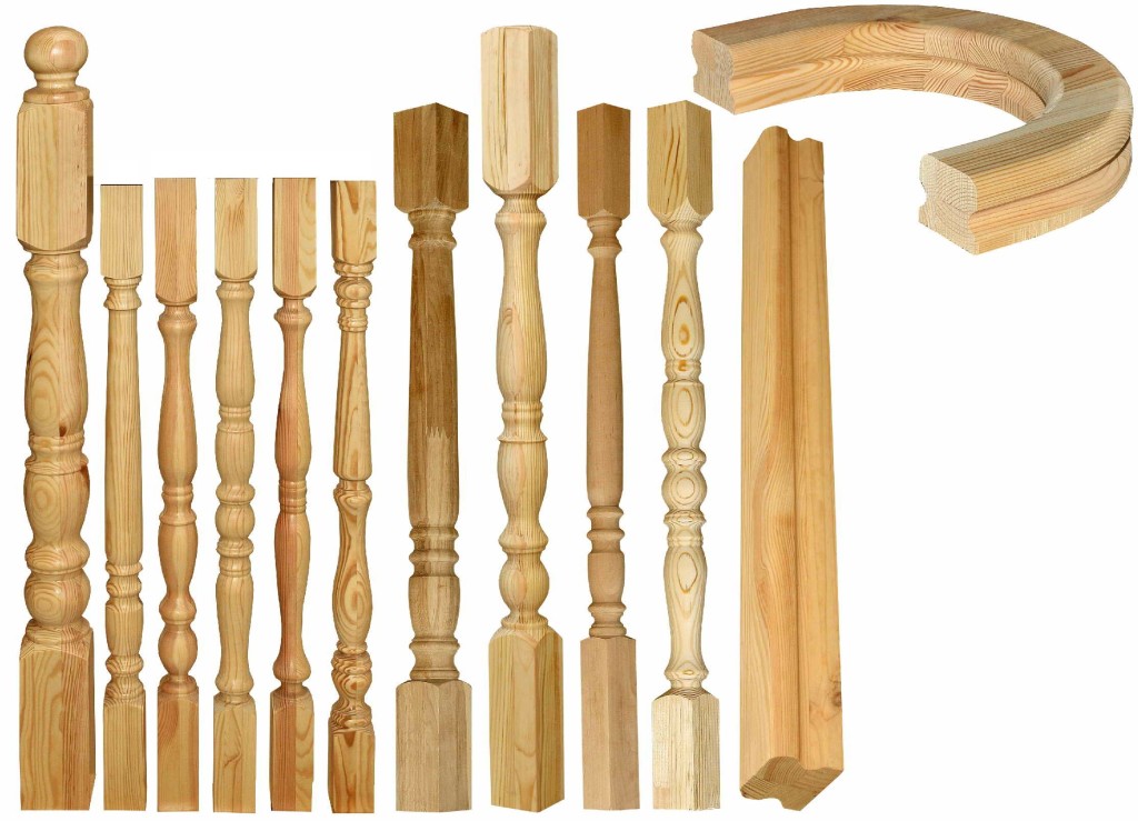 деревянные элементы лестницы