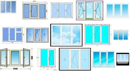 ПВХ трехстворчатое окно – размеры по стандартам