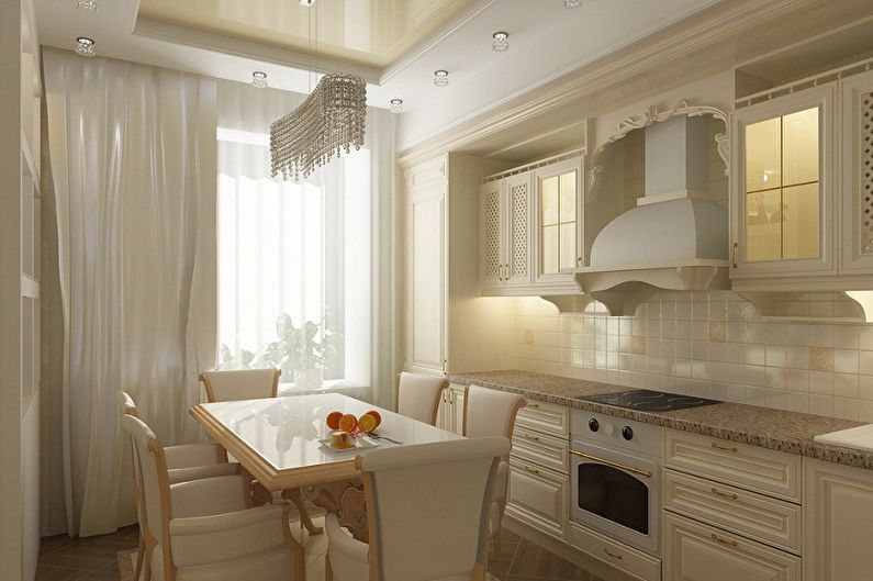 Маленькая кухня в классическом стиле - Дизайн интерьера