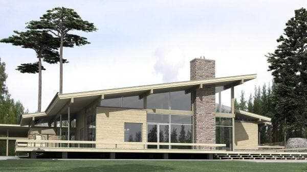 Каркасные дома с односкатной крышей проекты – Проекты домов с .
